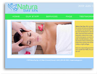 custom website designs beauty