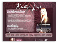 custom website designs entertinament