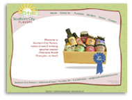 custom website designs food