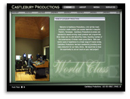 custom website designs music