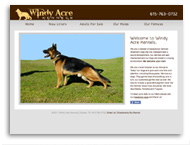 custom website designs pets