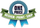 One Price!  Design, Print, Ship