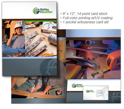 LogoGarden Custom-Designed Presentation Folders